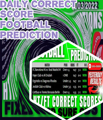 Best football correct score prediction