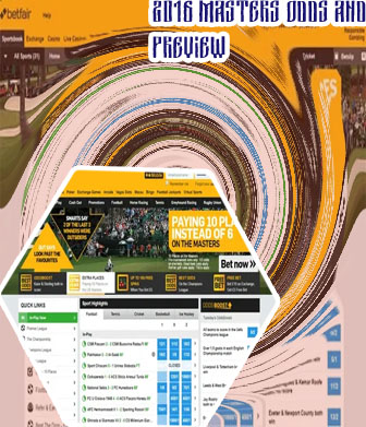 Masters betting lines